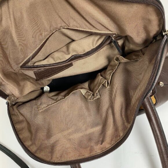 London Fog Women's Brown Satchel Handbag Medium - Picture 8 of 8